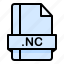 file, file extension, file format, file type, nc 
