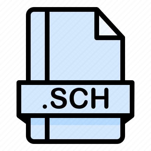 File, file extension, file format, file type, sch icon - Download on Iconfinder