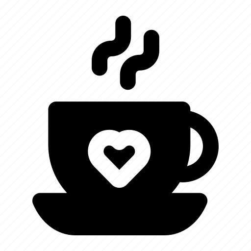 Coffee, cup, drink, love, heart icon - Download on Iconfinder