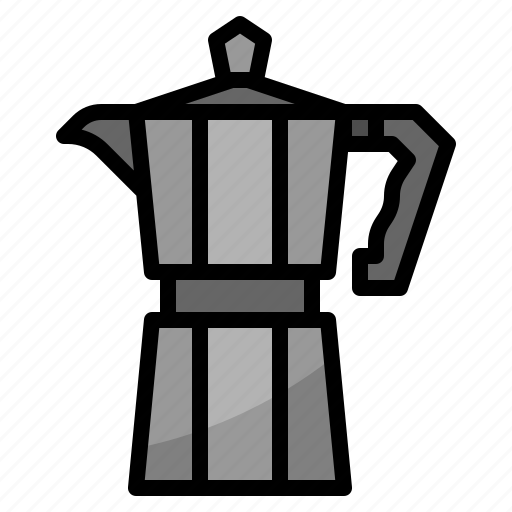 Cafe, coffee, moka, pot, restaurant icon - Download on Iconfinder