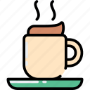 cappuccino, latte, coffee