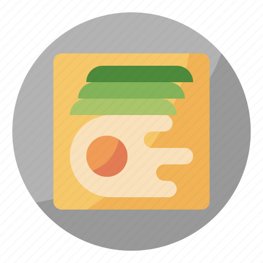 Avocado, cafe, egg, restaurant, toast icon - Download on Iconfinder
