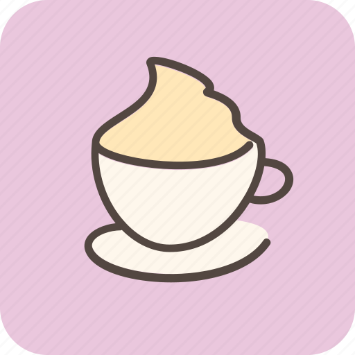 Cafe, cappuccino, coffee, coffeeshop, cream, drink, tea icon - Download on Iconfinder