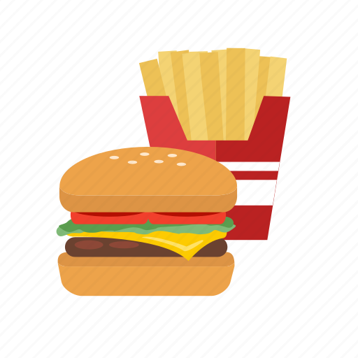 Burger, fast food, food, french fries, junk food icon - Download on Iconfinder