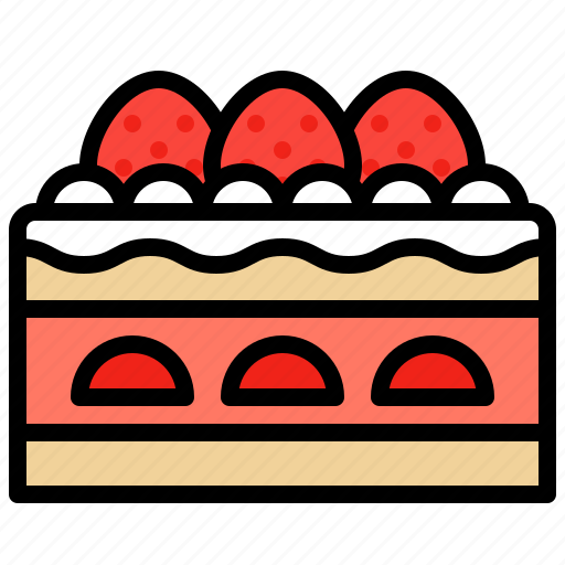 Bakery, cake, dessert, strawberry, sweet icon - Download on Iconfinder