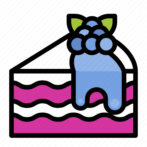 Bakery, blueberry, cake, dessert, sweet icon - Download on Iconfinder