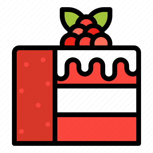 Bakery, cake, dessert, raspberry, sweet icon - Download on Iconfinder