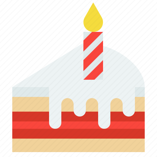 Bakery, birthday, cake, candle, dessert, sweet icon - Download on Iconfinder
