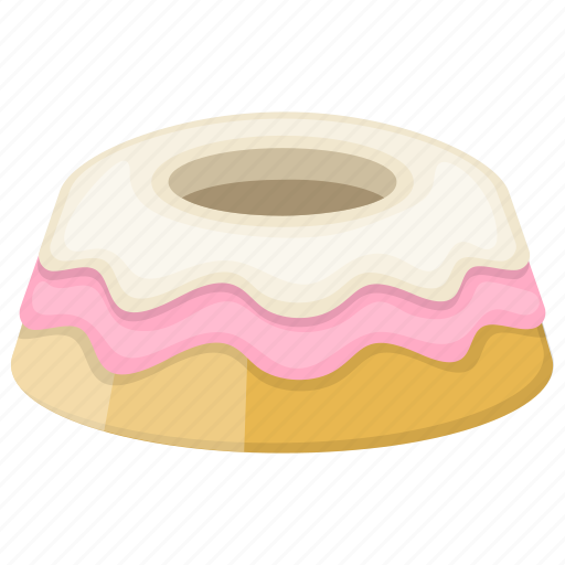 Angel food cake, bundt cake, frosting cake, pudding, sweet dessert icon - Download on Iconfinder
