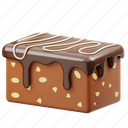 brownies, brownies cake, cake, chocolate, sweet, food, cream, brown, dessert 