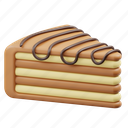 napoleon, cake, food, sweet, dessert, napoleon cake, bakery, tasty, brown 