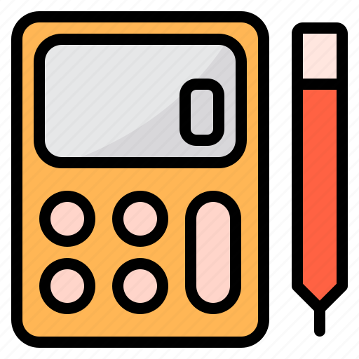 Business, calculator, math, pencil, tool icon - Download on Iconfinder
