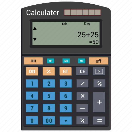 Calculator, calculator machine, math, mathematics icon - Download on Iconfinder