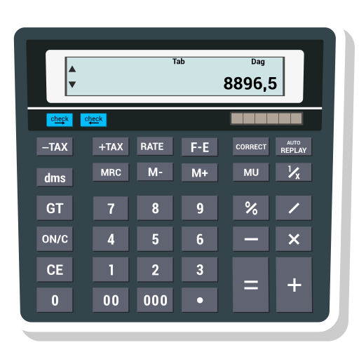 Calculate, calculator, math icon - Free download