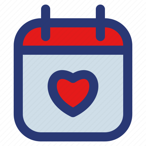 Calendar, date, deadline, event, love, plan, schedule icon - Download on Iconfinder
