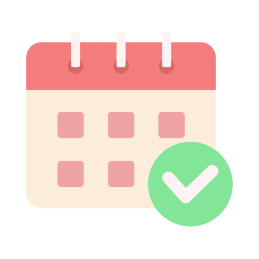 Calendar, date, schedule, event, time, clock, watch icon - Free download