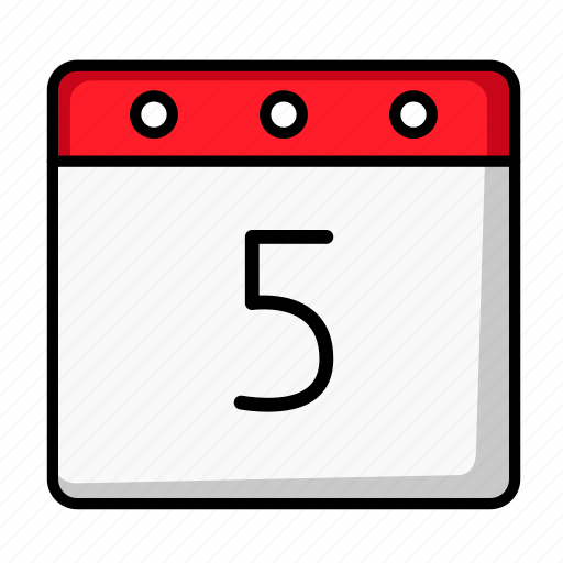 Days, date, five, day, appointment, schedule, calendar icon - Download on Iconfinder