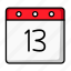 calendar, thirteen, date, schedule, days, appointment, event 
