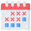 planning, schedule, calendar, counting, cross, day, date 