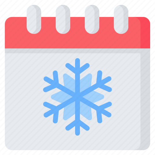 Winter, season, snow, snowflake, calendar, date, time icon - Download on Iconfinder