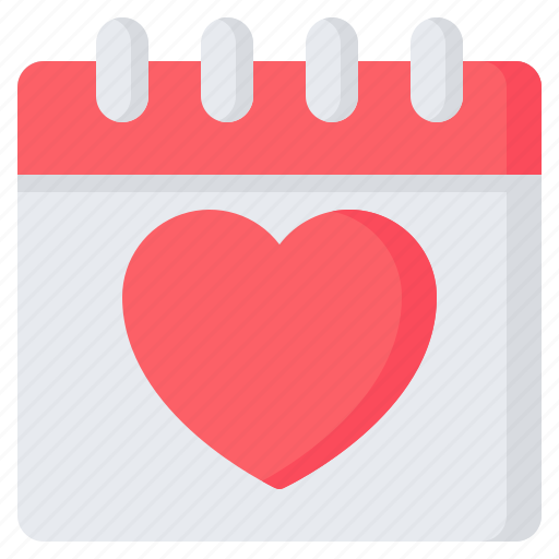 Romantic, date, day, calendar, wedding, love, heart icon - Download on Iconfinder