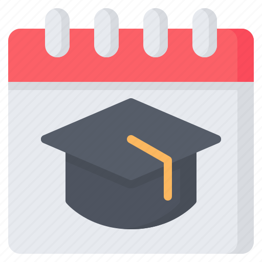 Graduation, day, graduate, mortarboard, education, cap, calendar icon - Download on Iconfinder