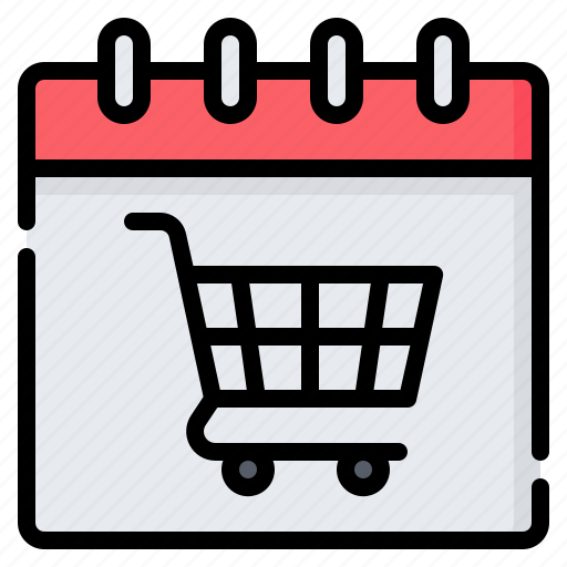 Shopping, time, day, schedule, calendar, cart, shop icon - Download on Iconfinder