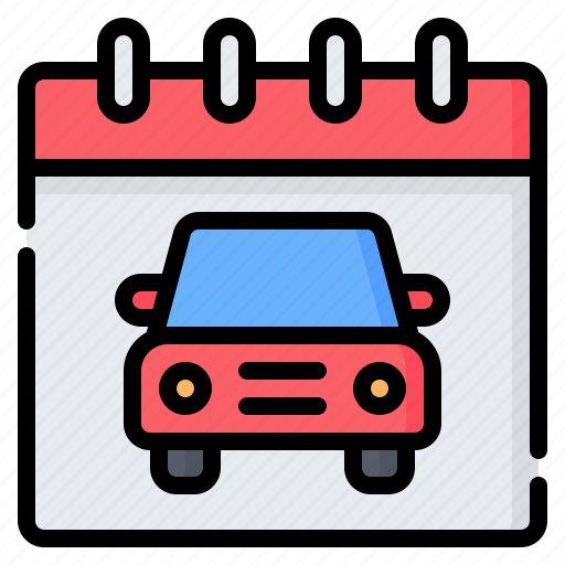Car, maintenance, service, trip, transportation, schedule, calendar icon - Download on Iconfinder
