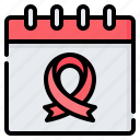 awareness, day, world aids, aids, ribbon, calendar, event