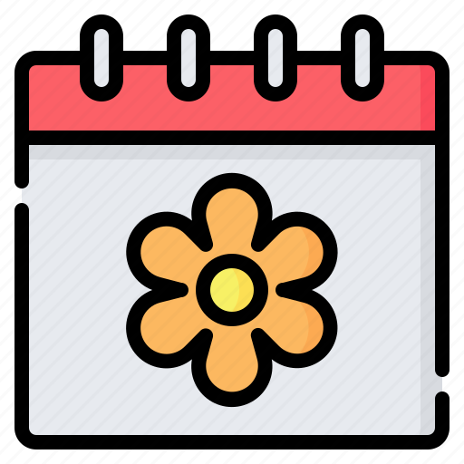 Spring, season, springtime, flower, calendar, date, time icon - Download on Iconfinder