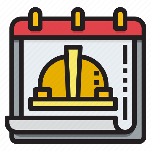 Labour, engineer, calendar, schedule, date, time icon - Download on Iconfinder