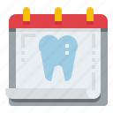 dentist, dental, tooth, calendar, date, schedule, time