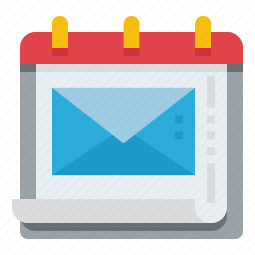 Mail, message, email, calendar, date, schedule, time icon - Download on Iconfinder