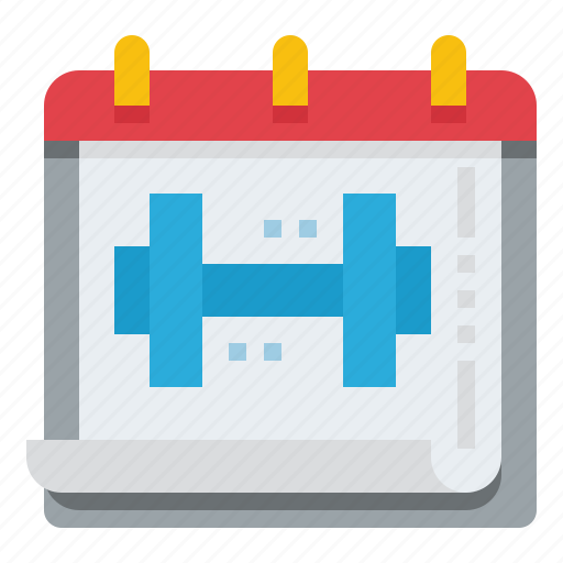 Workout, fitness, calendar, date, schedule, time, day icon - Download on Iconfinder