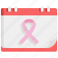 ribbon, calendar, date, cancer, woman, day, female 