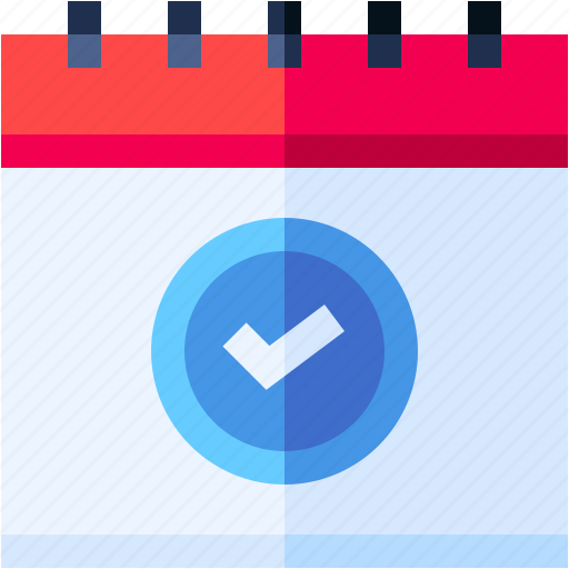 Calendar, schedule, time, and, date, check, right icon - Download on Iconfinder