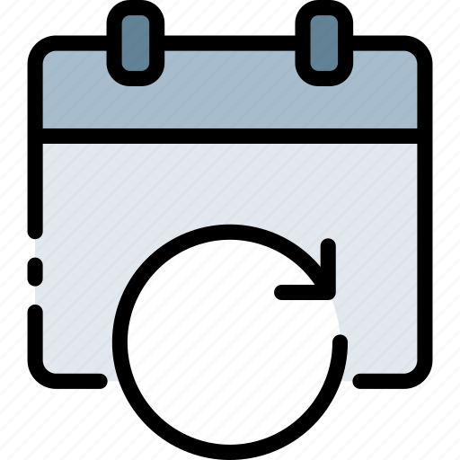 Calendar, refresh, date, schedule, reload, day, sync icon - Download on Iconfinder