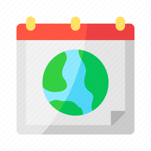 Calendar, earth, ecology, world icon - Download on Iconfinder