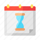 deadline, hourglass, calendar, deadlines, date