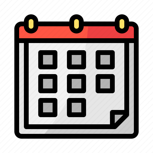 Calendar, calendars, schedule, time, date icon - Download on Iconfinder