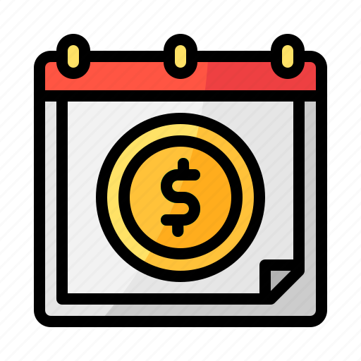 Pay, money, calendar, schedule, salary icon - Download on Iconfinder