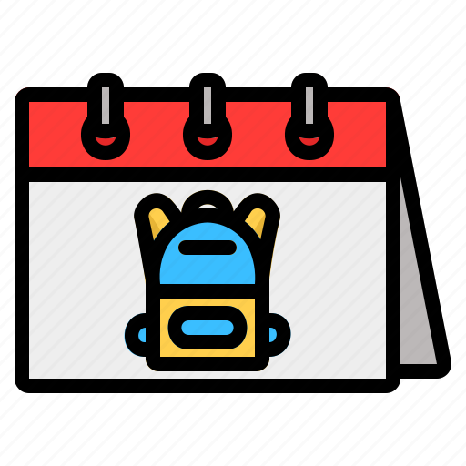 Calendar, date, education, knowledge, schedule, school, study icon - Download on Iconfinder