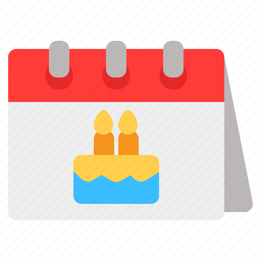 Birth, birthday, cake, calendar, celebration, date, party icon - Download on Iconfinder