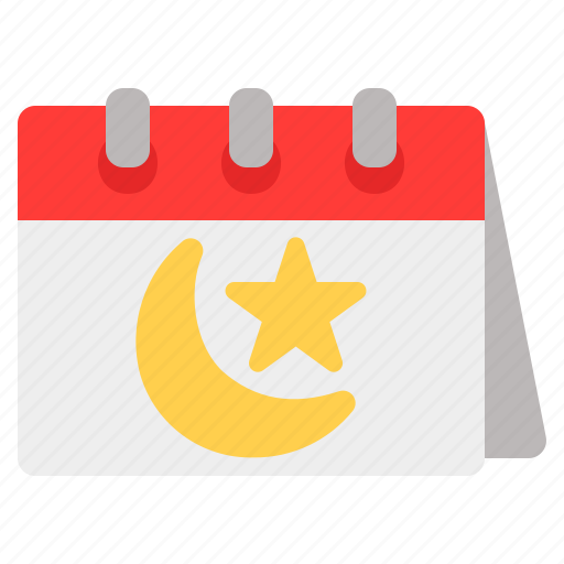 Calendar, eid, islamic, muslim, ramadan, religion, schedule icon - Download on Iconfinder