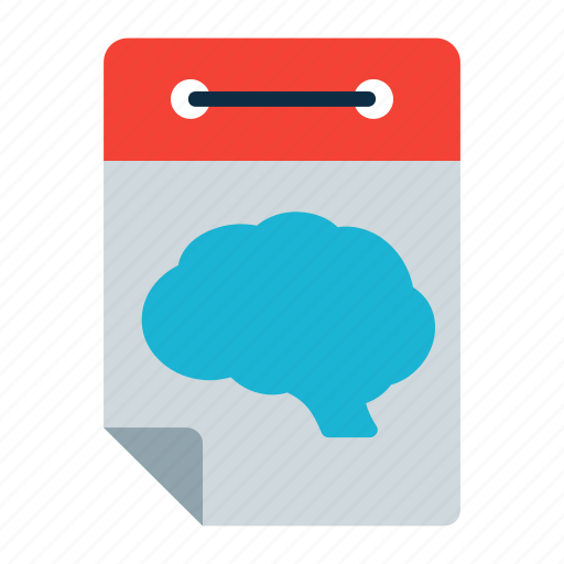 Brain day, calendar, calibration, day, event, mind icon - Download on Iconfinder