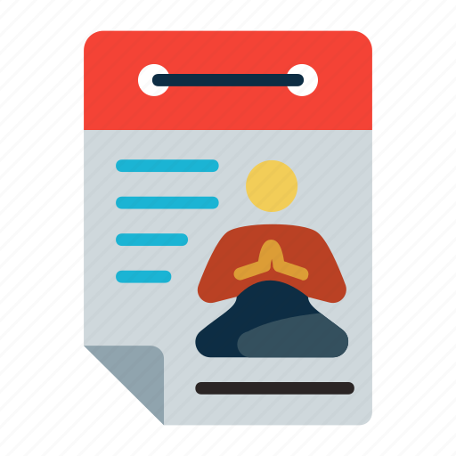 Appointment, calendar, info, meditation, schedule, time icon - Download on Iconfinder