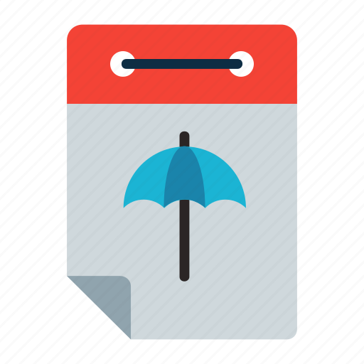 Calendar, cloudy, event, rainy day, weather icon - Download on Iconfinder