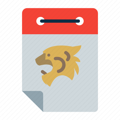 Animal day, calendar, day, event, lion day icon - Download on Iconfinder
