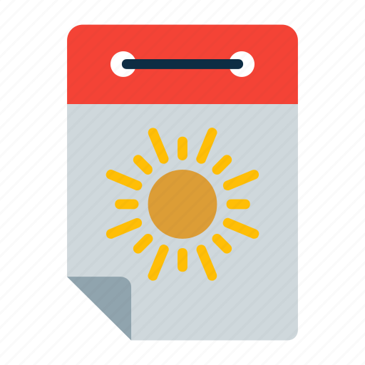 Calendar, day, hot, month, sunny icon - Download on Iconfinder