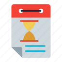 calendar, day, event, schedule, time glass